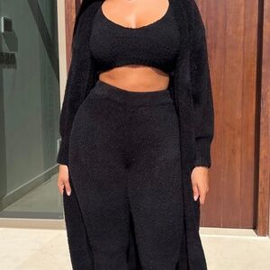 Living In It 2 Piece Legging Set - Black